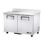 True TWT-48F-HC - Work Top Freezer, two-section, -10°F, (2) solid solid doors, (4) shelves